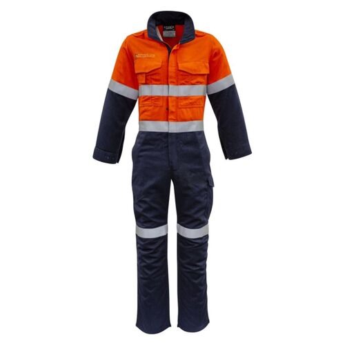 Mens Orange Flame HRC 2 Hoop Taped Spliced Overall Thumbnail